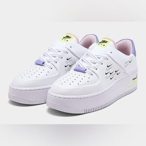 Nike AF1 Air Force 1 Sage Thistle Easter White Purple Green Women’s Size 8 NEW